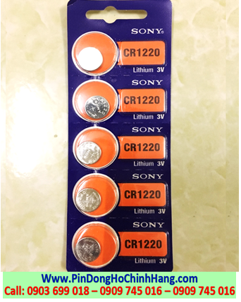 Vỉ 5viên Sony CR1220 (85.000đ)